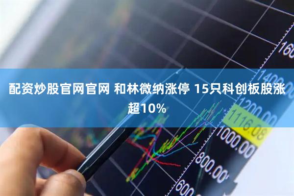 配资炒股官网官网 和林微纳涨停 15只科创板股涨超10%